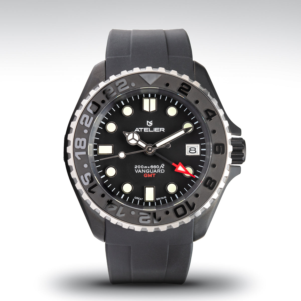 blackout GMT watch