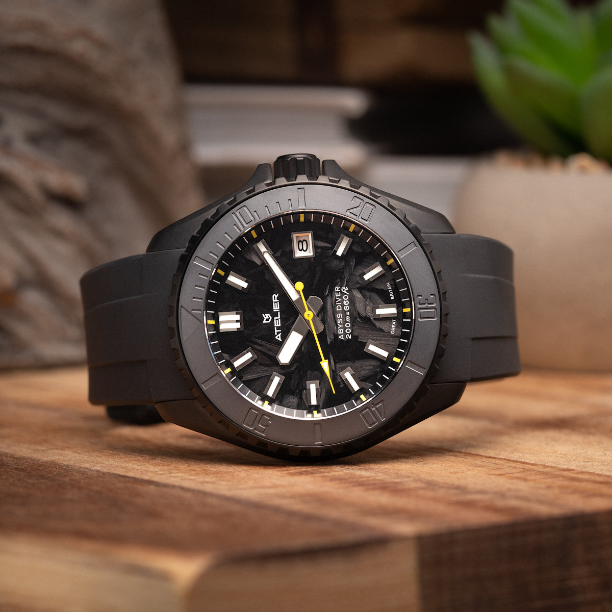 Carbon fibre watch 