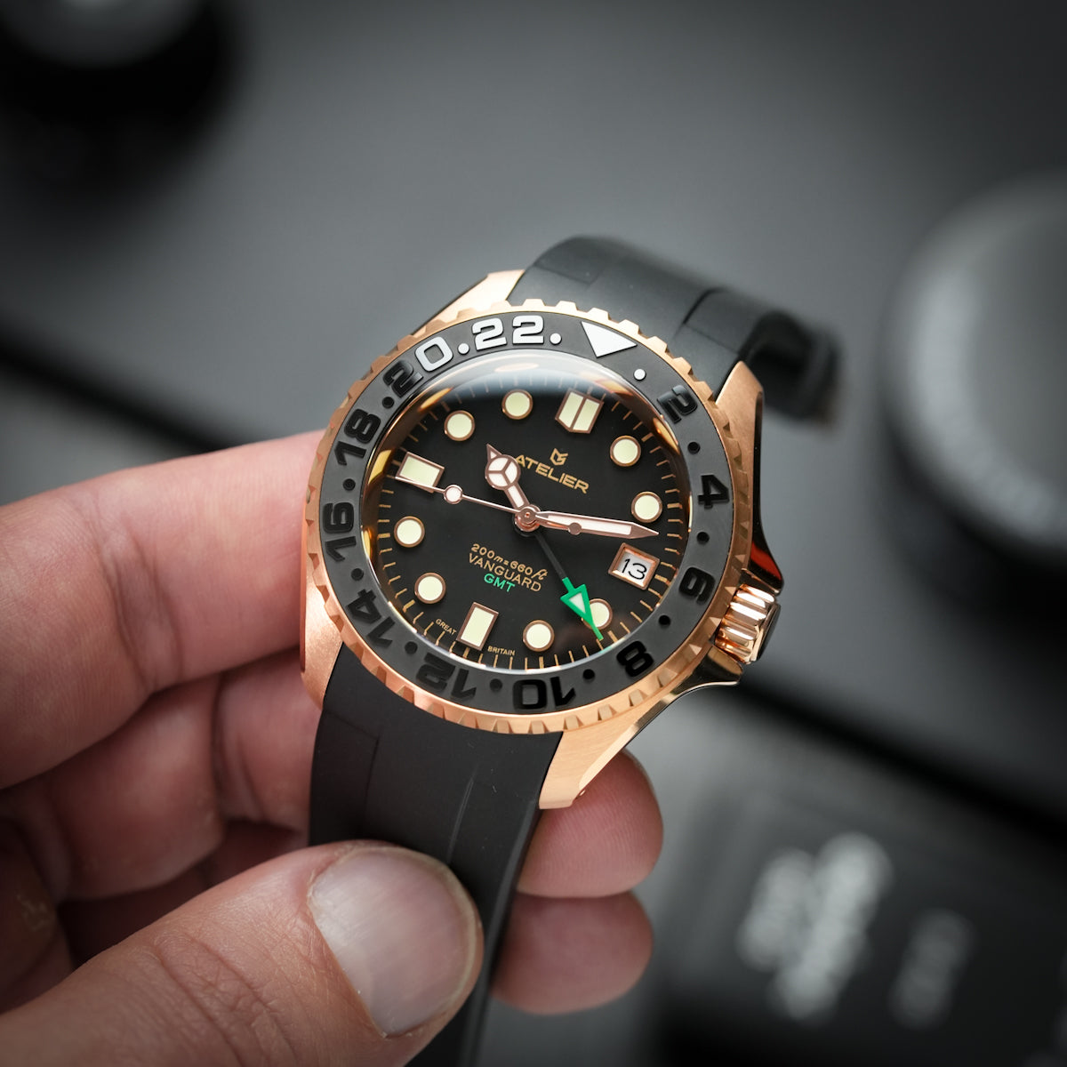 rose gold watch